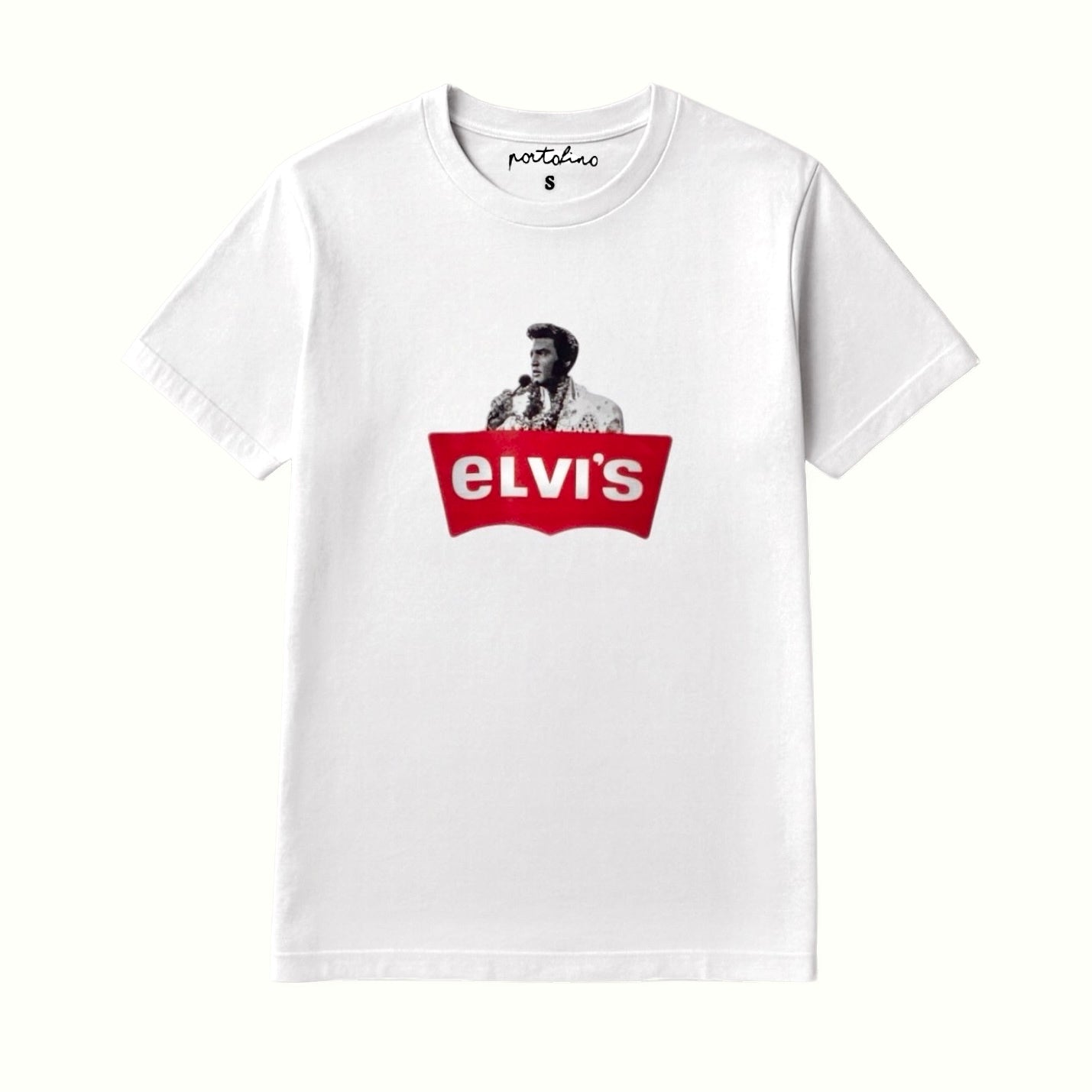 T-shirt bianca "elvi's"