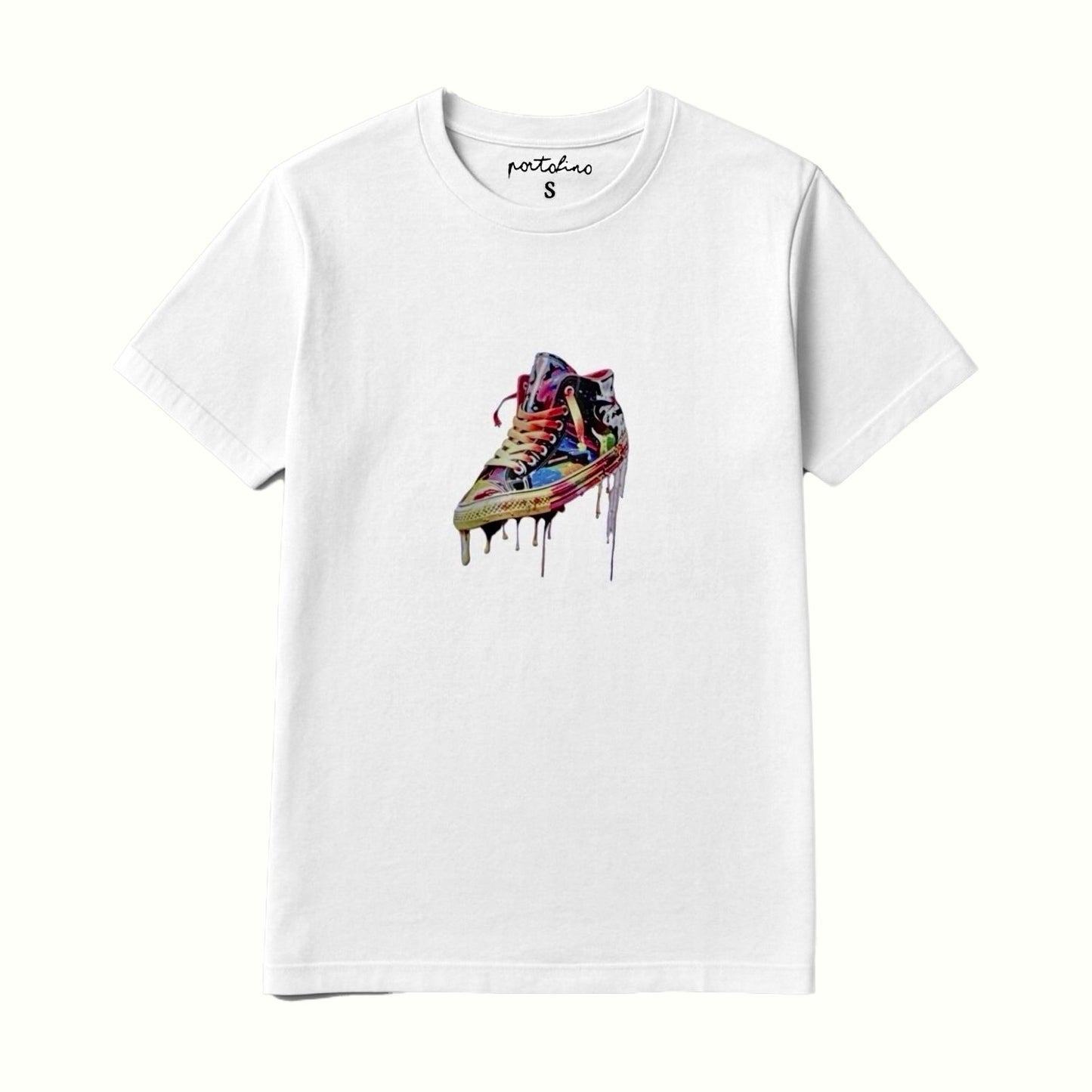 T-shirt bianca sneaker