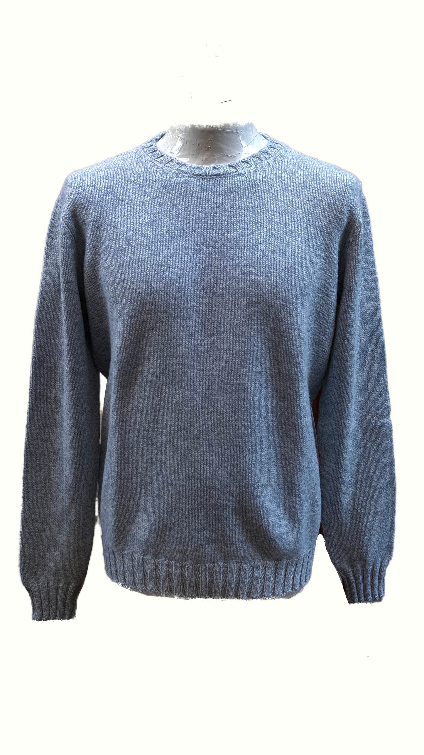 Girocollo azzurro chiaro moulinè