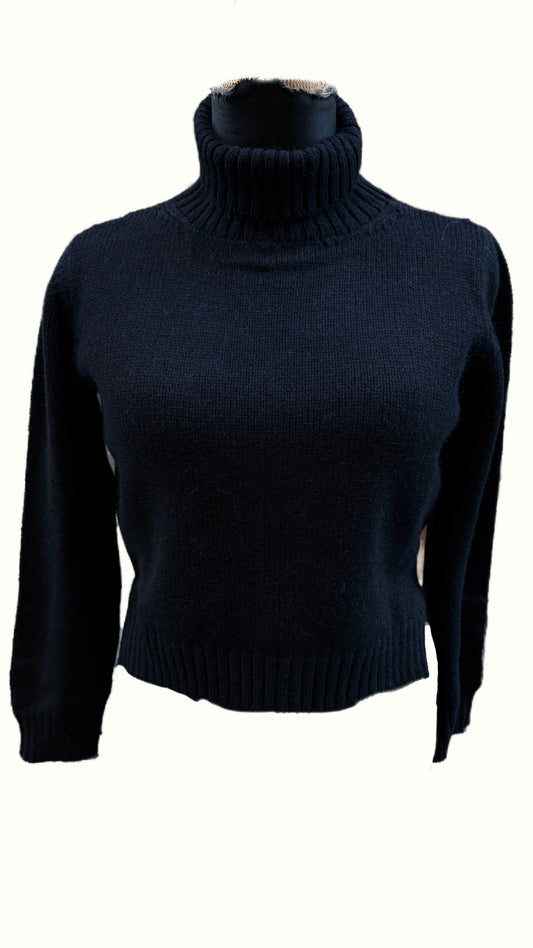 Dolcevita crop nero