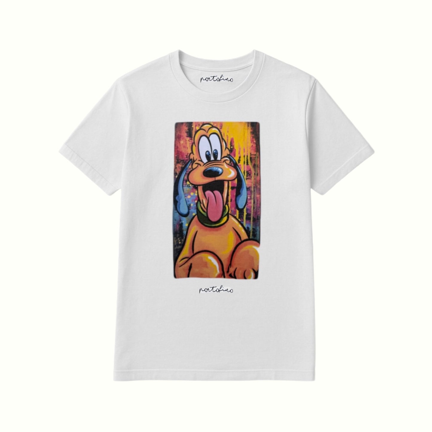 T-shirt bianca Pluto