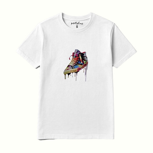 T-shirt bianca sneaker